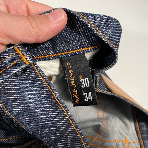Nudie Jeans Slim Jim Cold Denim mens size 30x28 - Picture 4 of 9